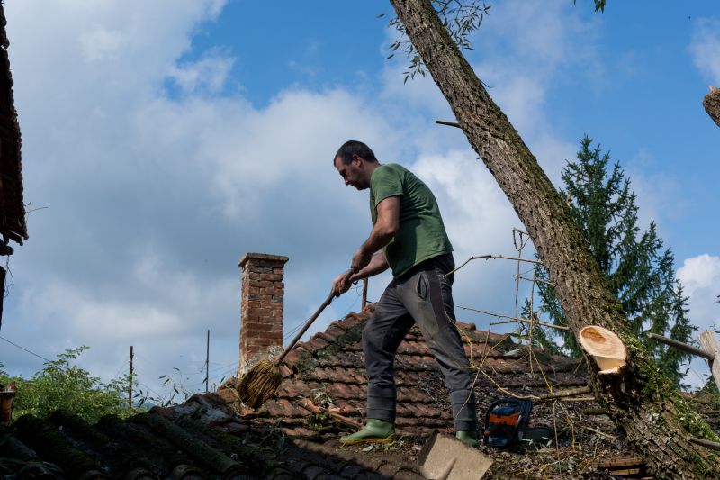 Local Storm Damage Cleanup pros at work