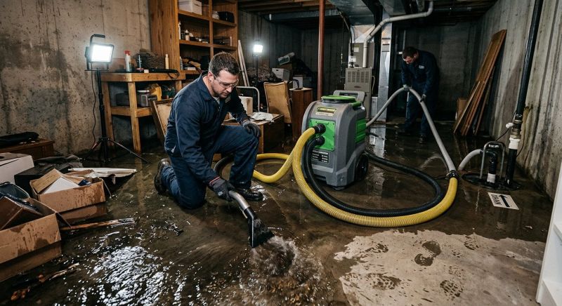 Basement Water Cleanup in Santa Rosa, CA