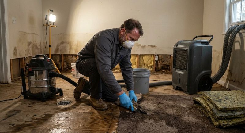 Crawl Space Water Remediation in Wilmington, NC