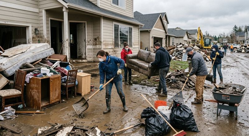 Flood Damage Cleanup in Santa Rosa, CA