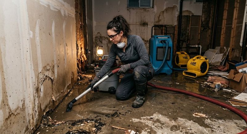 Flooded Basement Cleanup in Wilmington, NC
