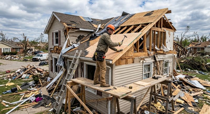 Roof Storm Damage Remediation in Overland Park, KS