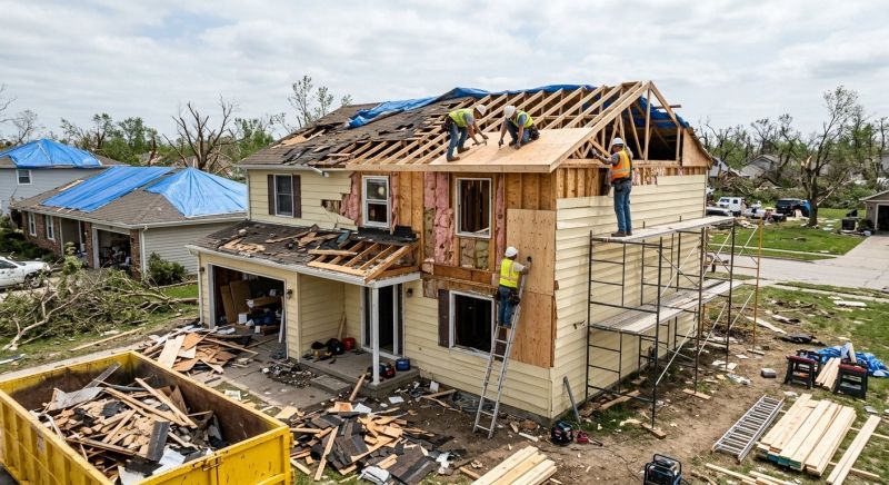 Storm Damage Restoration in Kansas City, KS